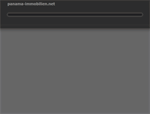 Tablet Screenshot of panama-immobilien.net